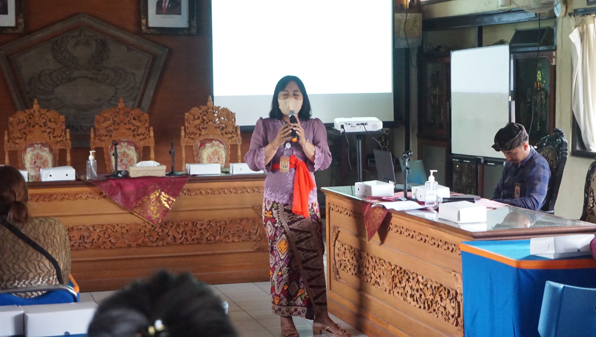 Persiapan Evaluasi Administrasi PKK dan Posyandu se Desa Sanur Kaja Tahun 2022