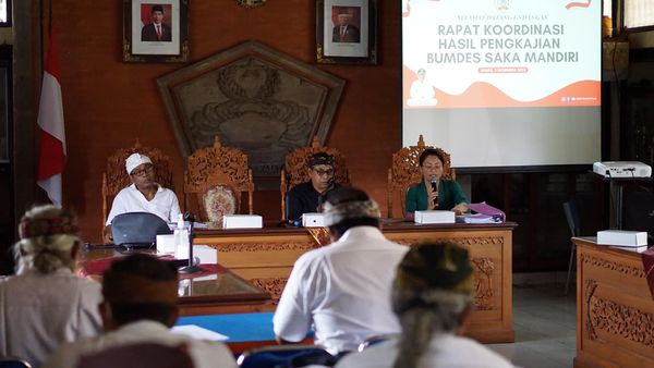 Rapat Koordinasi Hasil Pengkajian Bum Desa Saka Mandiri