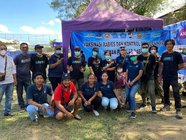 Vaksinasi Rabies Gratis di Desa Sanur Kaja dalam Rangka FTT 2022