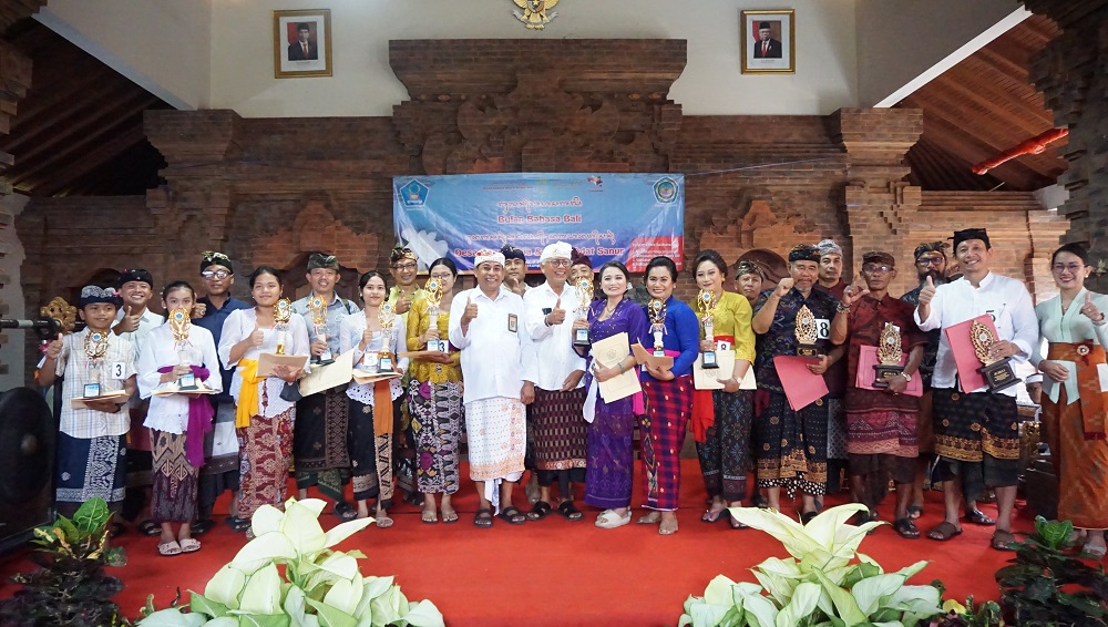 Pembukaan dan Pelaksanaan Lomba dalam Rangka Bulan Bahasa Bali Desa Sanur Kaja Tahun 2023