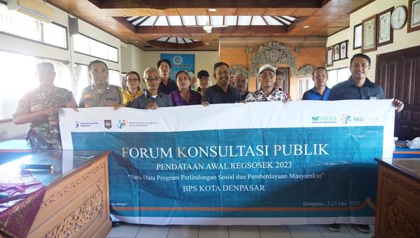 Kegiatan Forum Konsultasi Publik di Desa Sanur Kaja dalam Pendataan Awal Regsosek Tahun 2023