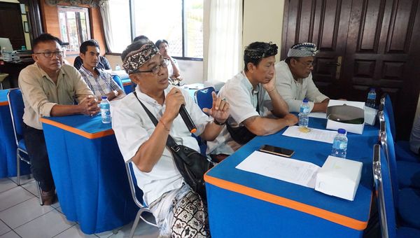 Pelatihan Penyusunan Proposal dan RAB oleh narasumber Tim Ahli Pendamping Kota Denpasar