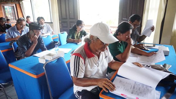 Rapat Koordinasi Terkait Laporan Pertanggung Jawaban APBDesa Tahun Anggaran 2022 dan Laporan Pertanggung Jawaban Bumdesa Saka Mandiri 