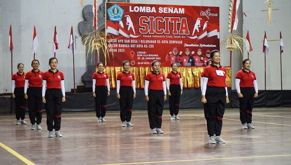 Lomba Senam "Sicita" Antar OPD dan Desa/Kelurahan dalam Rangka HUT Kota Ke - 225