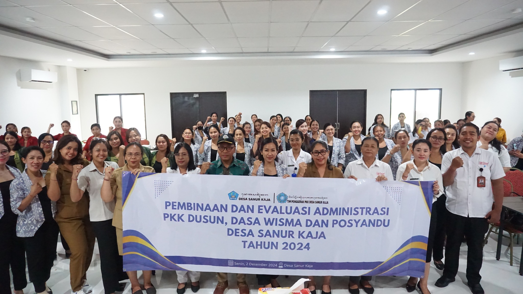 Pembinaan dan Evaluasi Administrasi PKK Dusun, Dasa Wisma dan Posyandu Desa Sanur Kaja Tahun 2024 