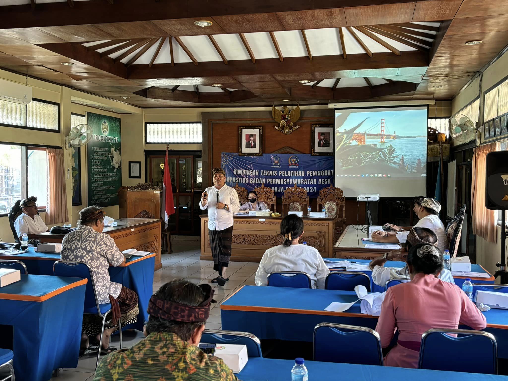 Bimbingan Teknis (Bimtek) Peningkatan Kapasitas Badan Permusyaratan Desa (BPD) Desa Sanur Kaja