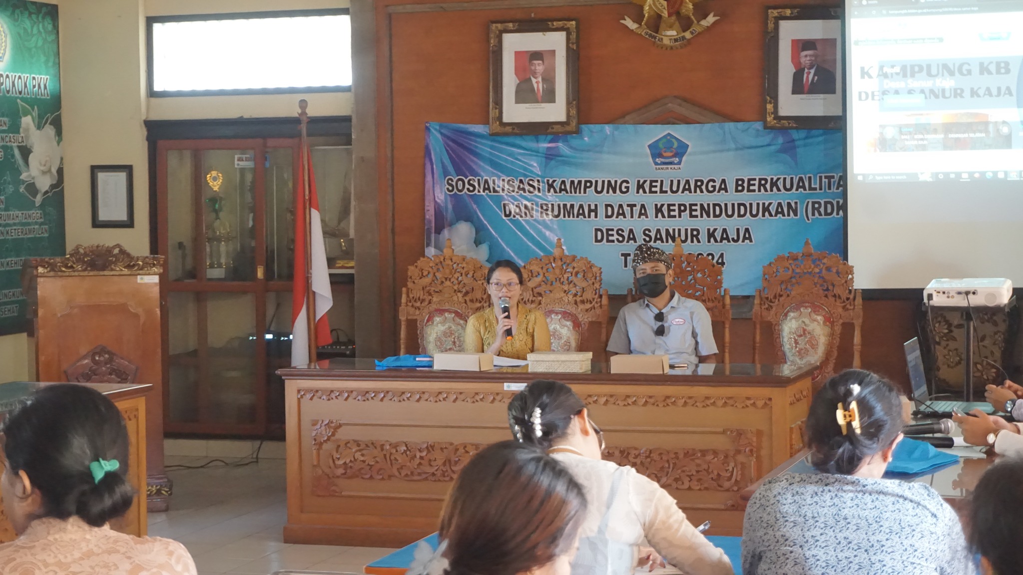 Pembinaan Administrasi Pengelolaan Program Kampung KB di Desa Sanur Kaja