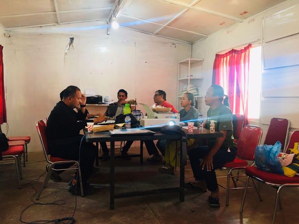 Rapat Minggu Ke-5 Pembangunan Gedung Kantor Perbekel Sanur Kaja