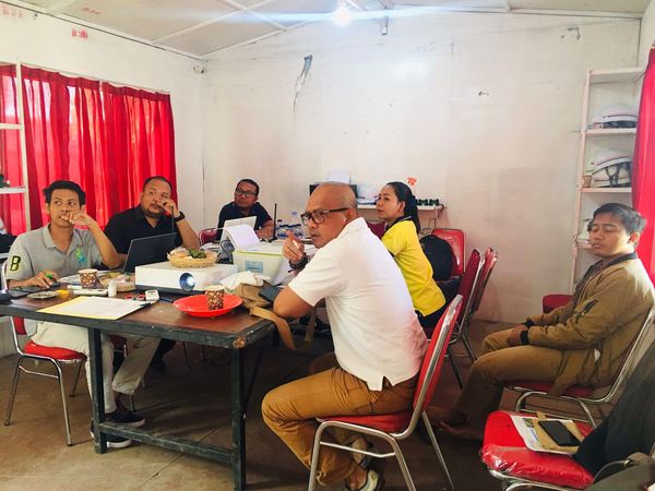 Rapat Evaluasi Minggu Ke-6 Pekerjaan Pembangunan Gedung Kantor Perbekel Sanur Kaja