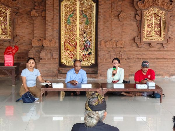 Rapat Koordinasi Pembentukan Struktur Kepengurusan LPM Desa Sanur Kaja Tahun 2024