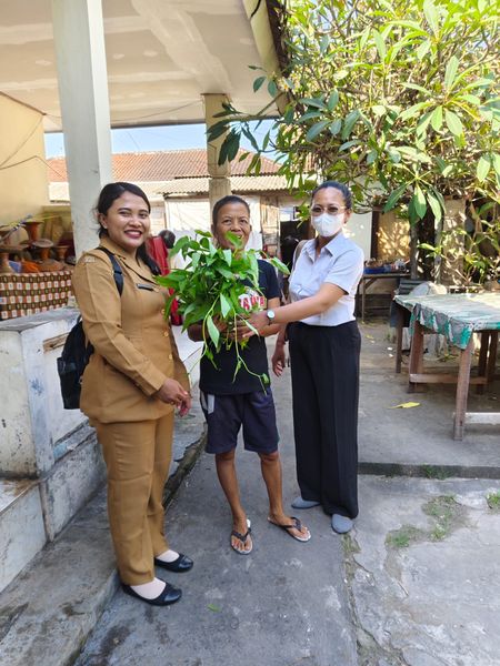 Kegiatan Panen Hidroponik bersama Kelompok Wanita Tani Dusun Belong