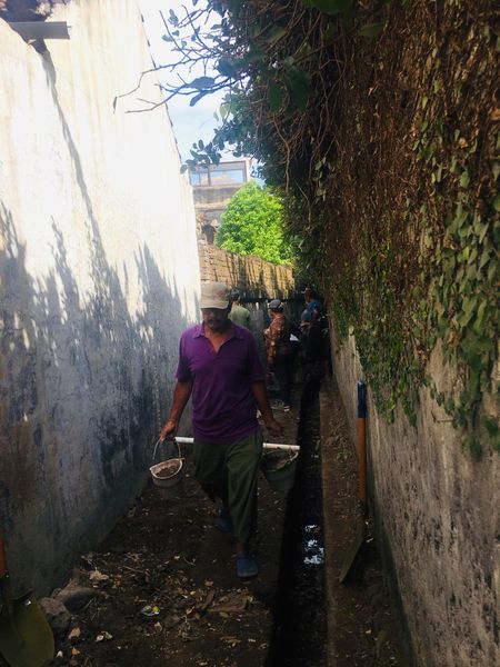 Karya Tunai Desa Penggelontoran Got dari Gg. VI s/d Gg. X Dusun Belong dan Dusun Tegal Asah