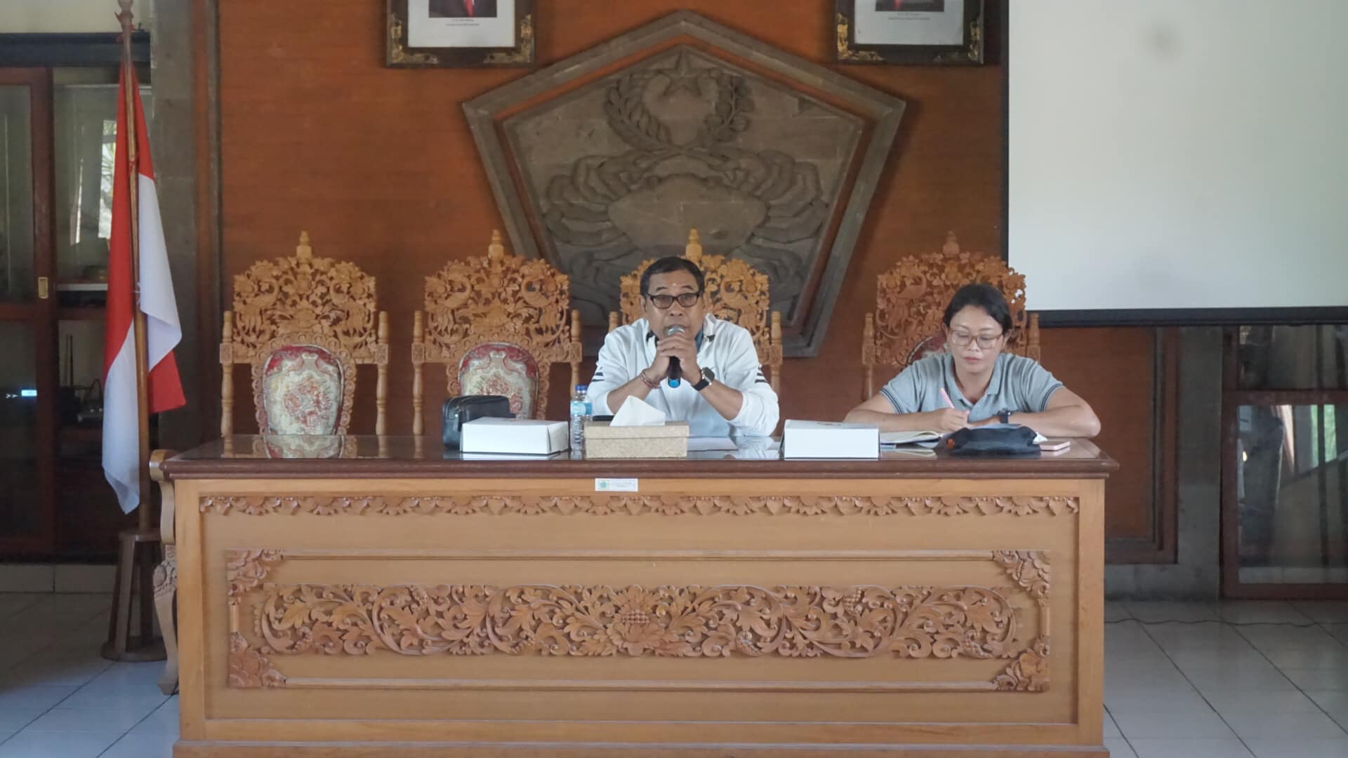Rapat Rutin PKPKD dan PPKD bersama Perbekel Desa, PLKB serta Perangkat dan Staff Desa
