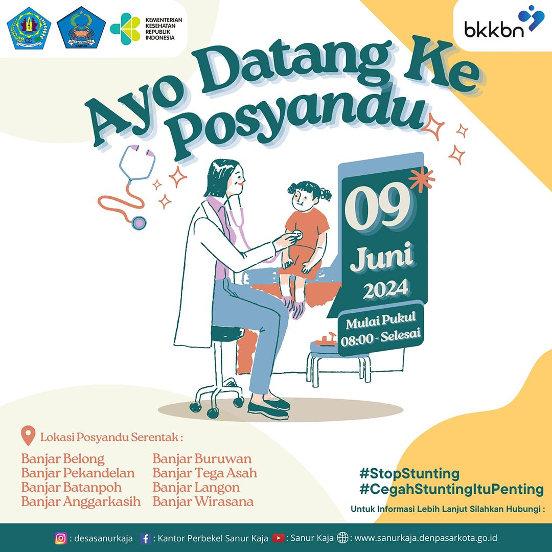Pelaksanaan Posyandu Serentak. Gratiss!