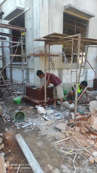 Progres Pembangunan Kantor Desa Sanur Kaja 8 juli 2024