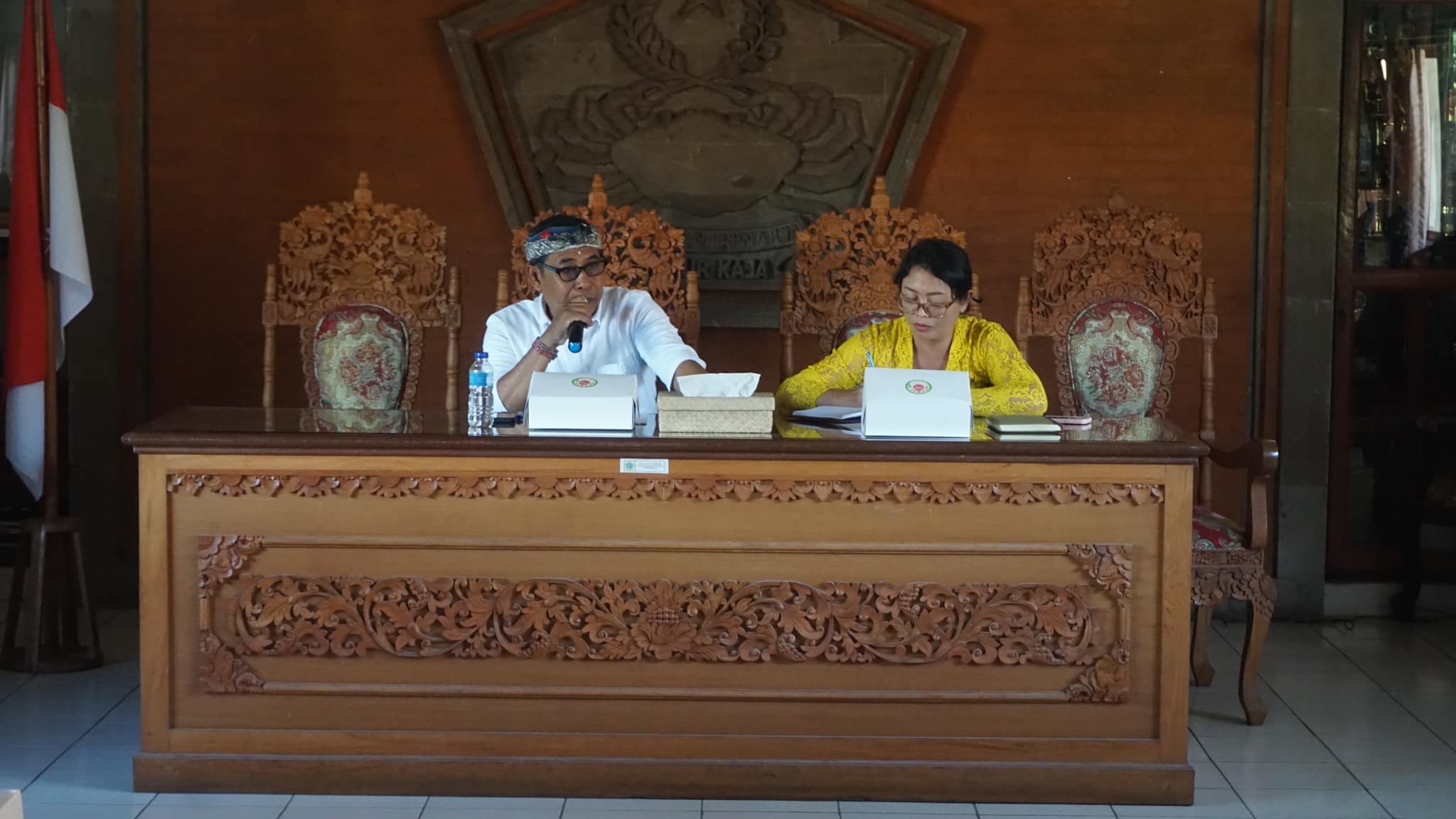 Rapat Rutin Bulanan PKPKD dan PPKD Bersama Bp. Perbekel Desa, Perangkat Desa, Kepala Dusun