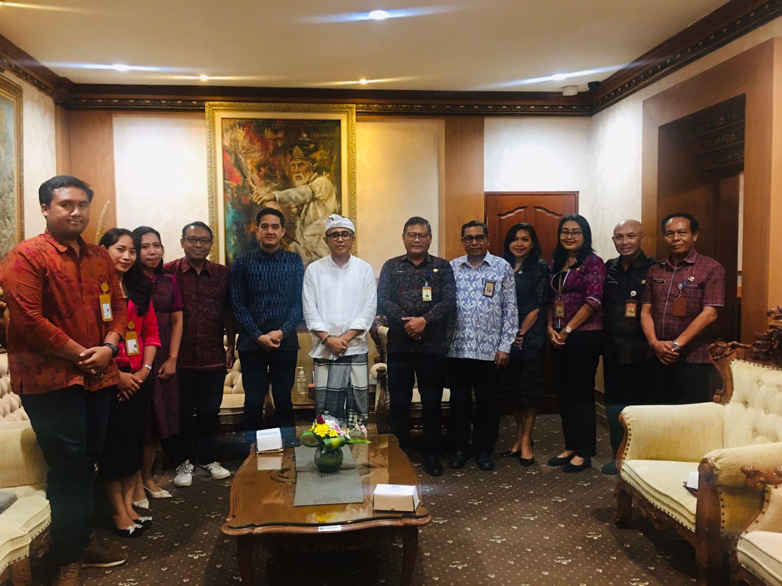 Koordinasi yang solid antara Bapak Walikota dalam persiapan peresmian Centra UMKM