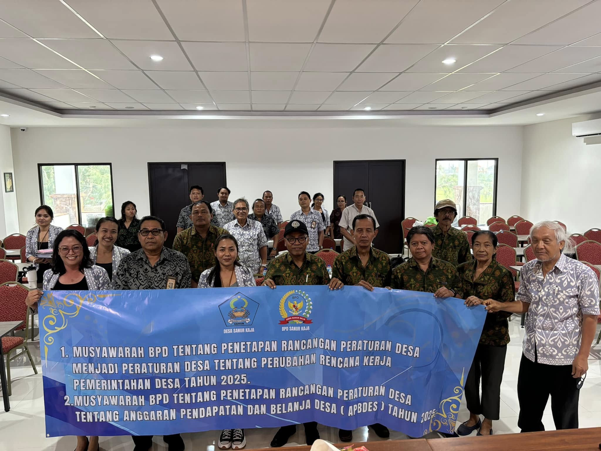 Musyawarah BPD Desa Sanur Kaja