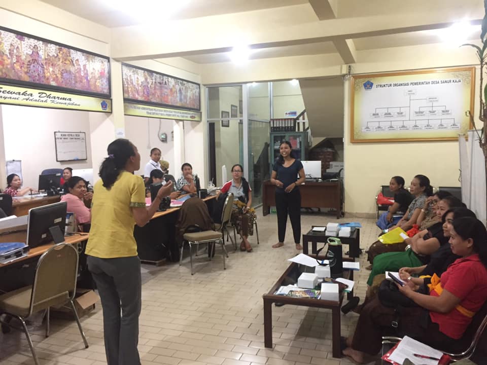 PEMBINAAN HARI KE - 1 BULAN BAHASA BALI DI DESA SANUR KAJA!
