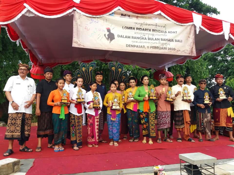 Desa Sanur Kaja mendapat Juara 3 Lomba Masatua Bali