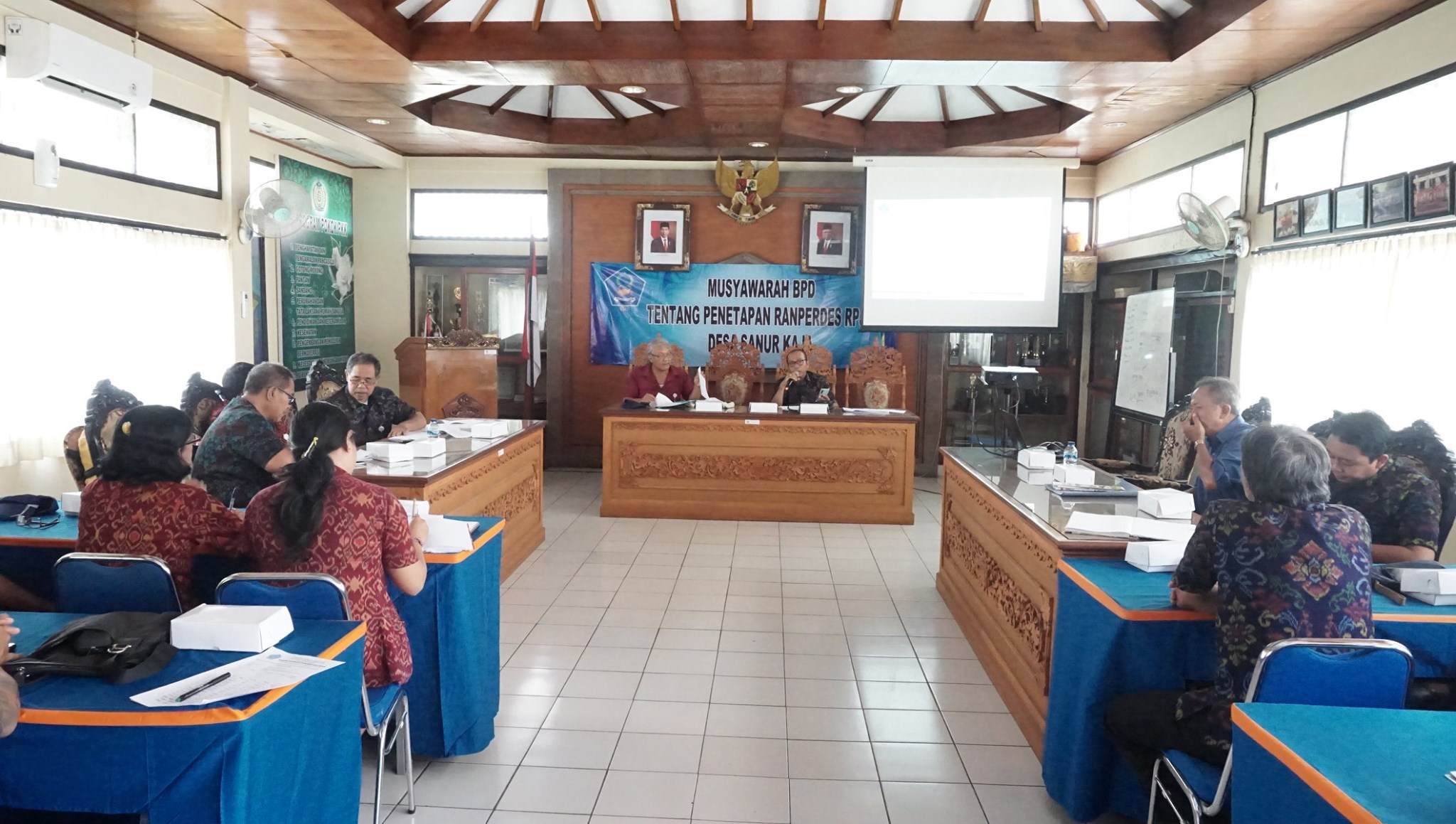 Musyawarah BPD Tentang Penetapan Ranperdes RPJM