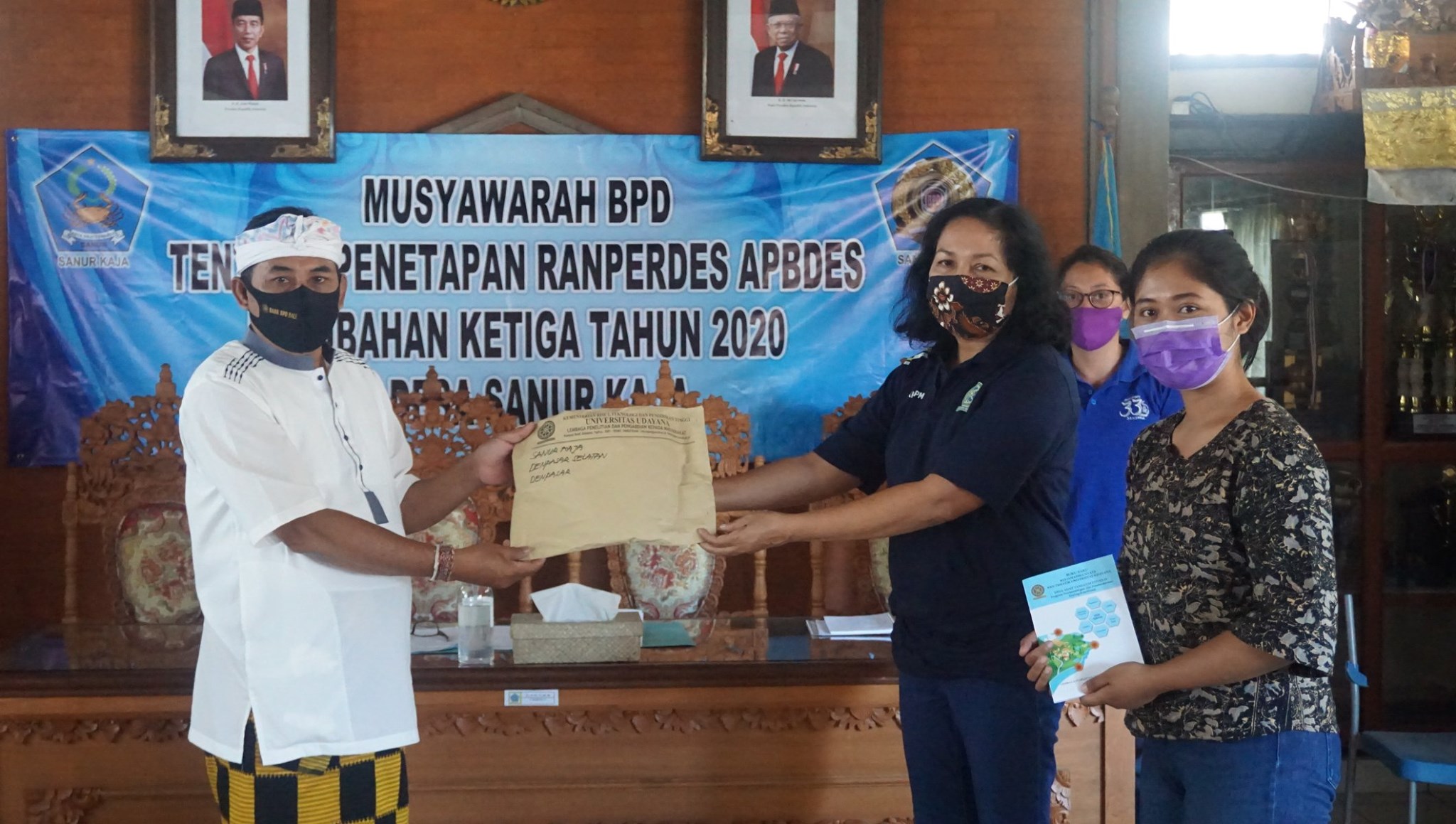 Penerimaan Mahasiswa KKN (Kuliah Kerja Nyata) dari Universitas Udayana
