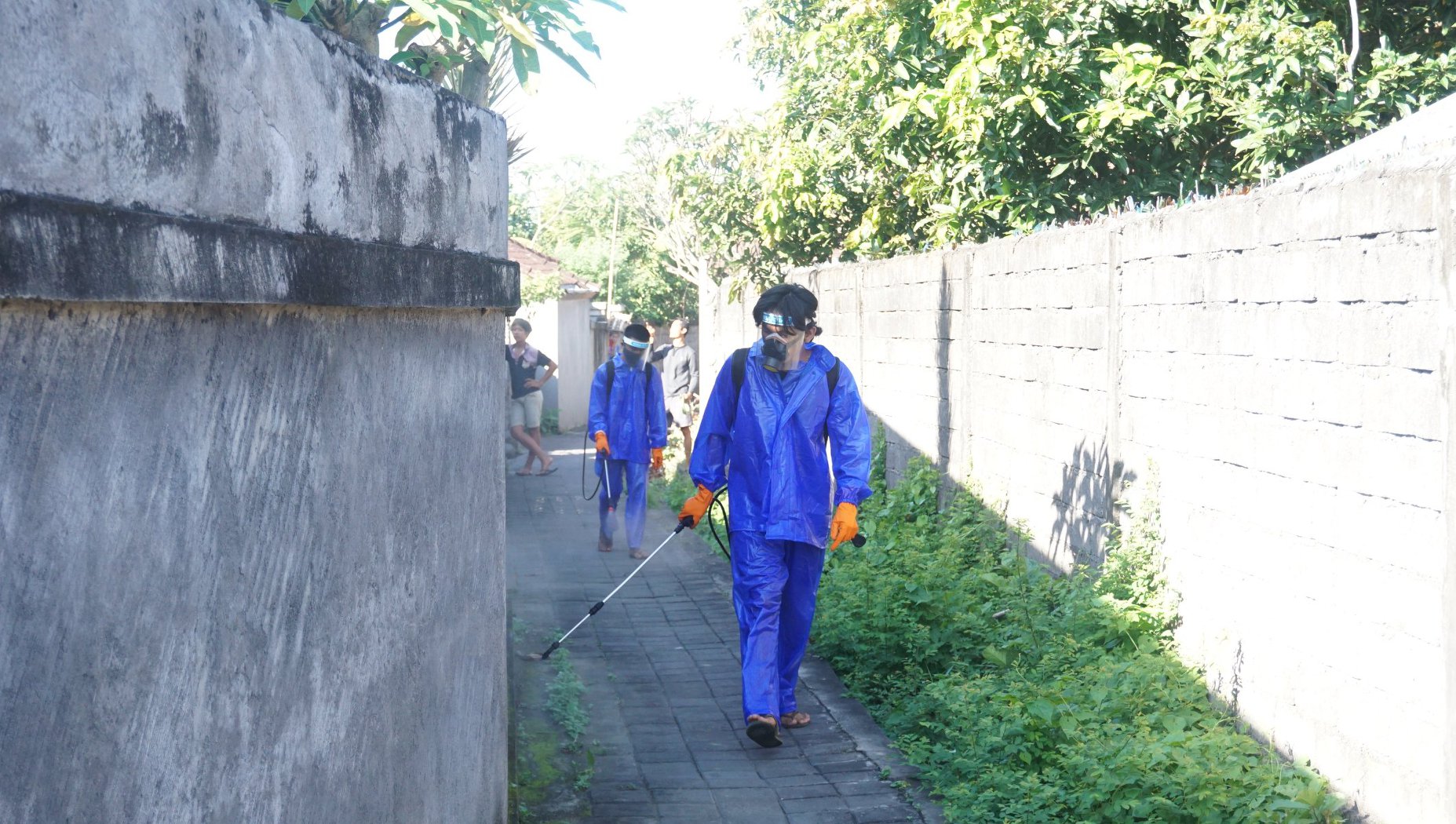 DESA SANUR KAJA BERGERAK TERUS MENCEGAH PENYEBARAN COVID-19 DI WILAYAH DESA SANUR KAJA.
