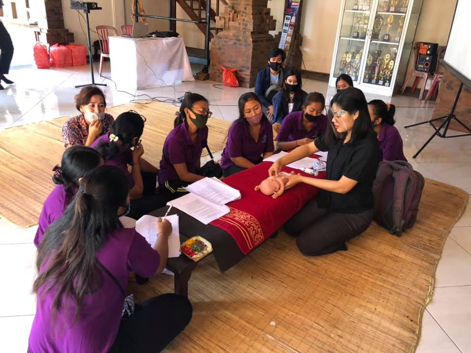 Pelatihan Baby SPA di Banjar Batanpoh Sanur Kaja