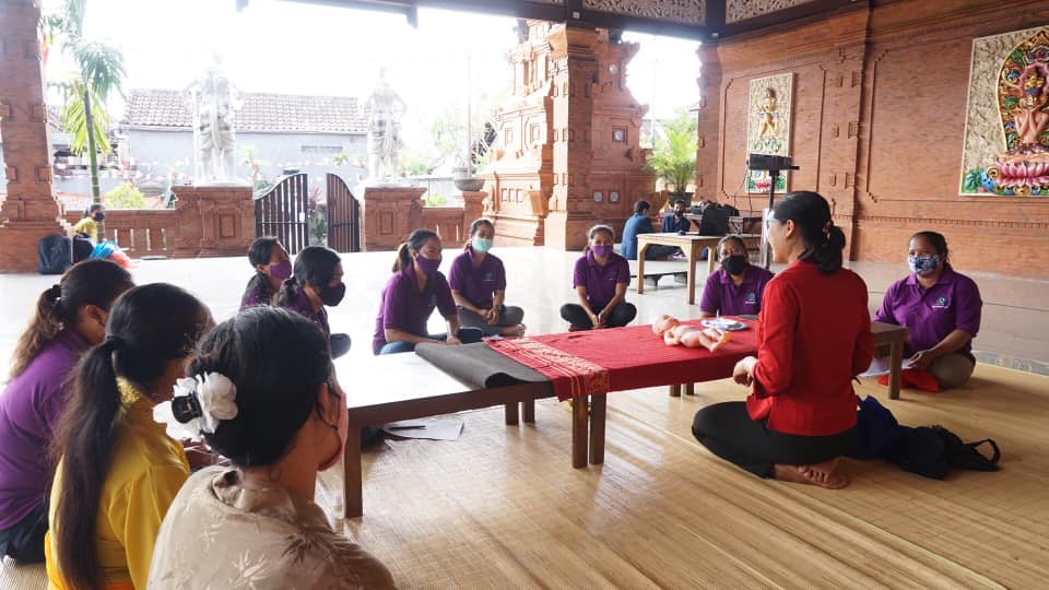 Pelatihan Baby SPA di Banjar Belong Sanur Kaja