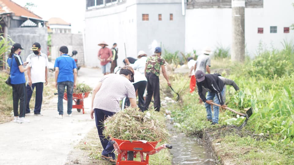 Padat Karya Tunai Desa Sanut Kaja Tahun 2020
