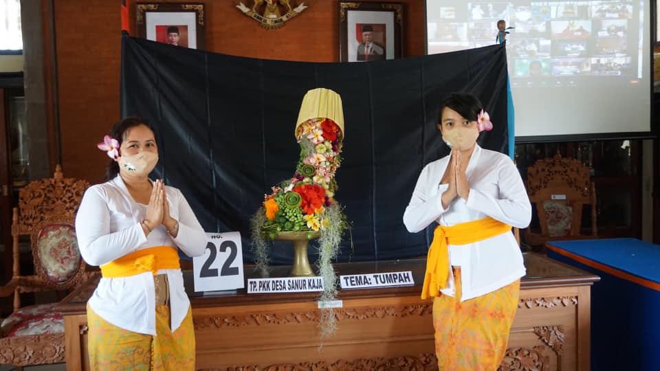 Desa Sanur Kaja meraih Juara II di Lomba Puspa Bali se Kota Denpasar via Zoom