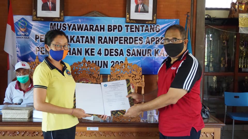 Musyawarah BPD Tentang Penyepakatan Ranperdes APBDesa Perubahan Ke-4