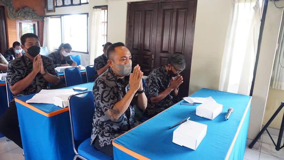 Rapat Rutin PKPKD dan PPKD di Desa Sanur Kaja