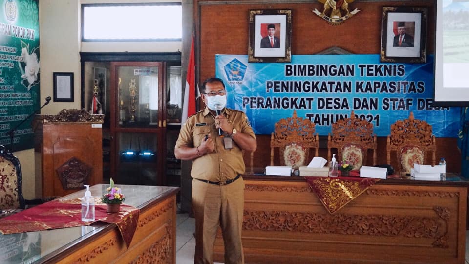 Bimbingan Teknis Peningkatan Kapasitas Perangkat Desa Dan Staf Desa Sanur Kaja