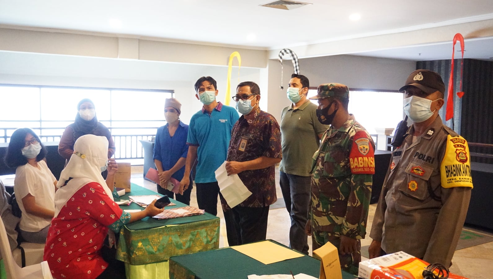 Sidak Pelaksanaan Era New Normal mengenai Rapid Test