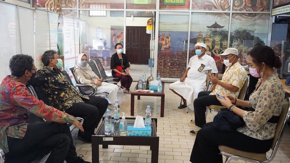 Kunjungan Kementrian Dalam Negeri Republik Indonesia ke Desa Sanur Kaja
