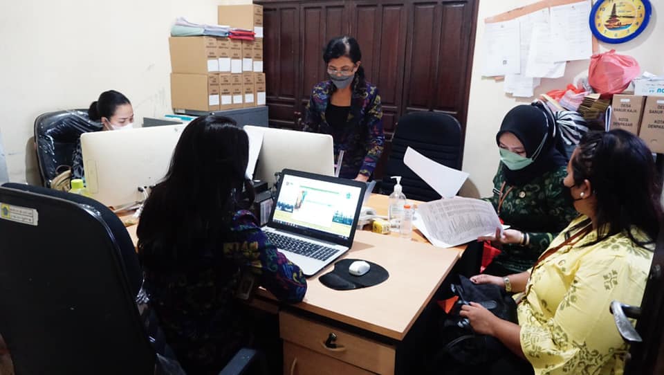 Monitoring Dana Desa dan Alokasi Dana Desa bersama Tim Monitoring dari Camat Denpasar Selatan