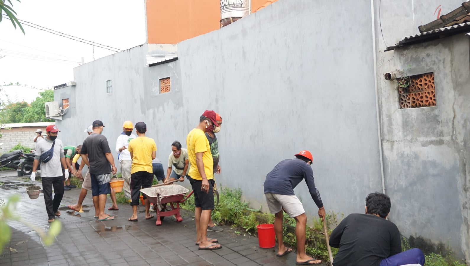 Padat Karya Tunai Penggelontoran dan Pembersihan Got di Gg. Nuansa, Song Landak, Merdukumala dan Tukad Kendung