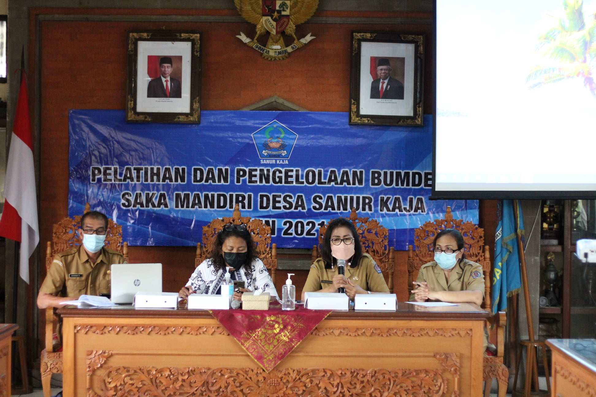Pelatihan dan Pengelolaan Bumdes Saka Mandiri Desa Sanur Kaja Tahun 2021