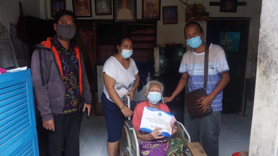 Penyerah BLT Dana Desa Tahun 2021 kepada 170 KK Keluarga Penerima Manfaat (KPM)