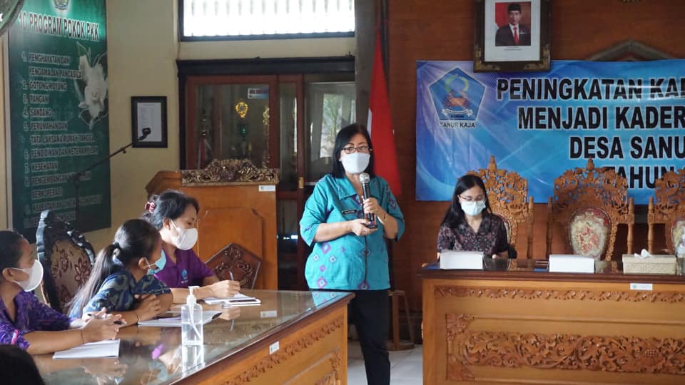 Peningkatan Kader Posyandu Menjadi Kader Kesehatan Desa Sanur Kaja bersama Kader Posyandu & RDS Desa Sanur Kaja