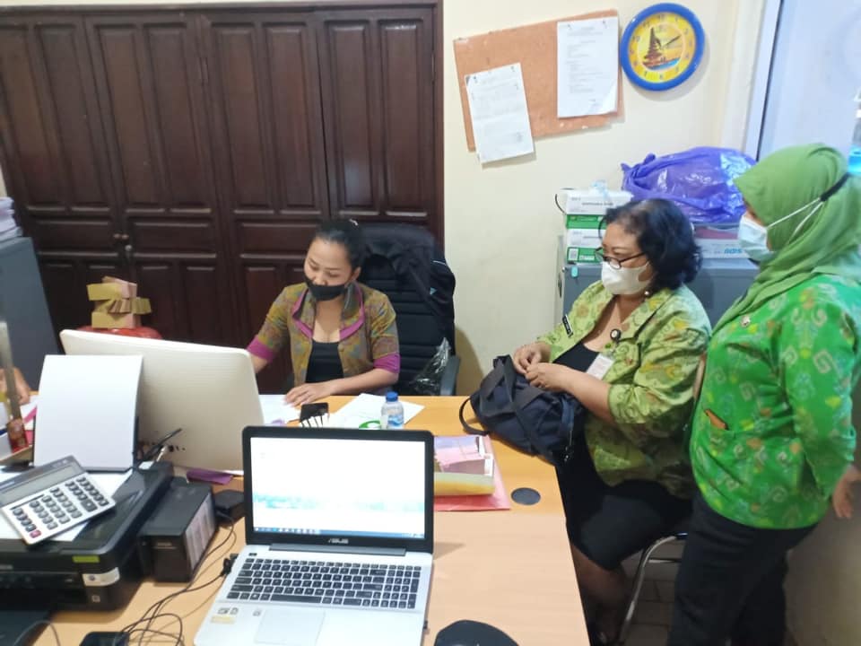 Monitoring Evaluasi Anggaran Dana Desa dan Alokasi Dana Desa oleh Tim dari Kecamatan Denpasar Selatan