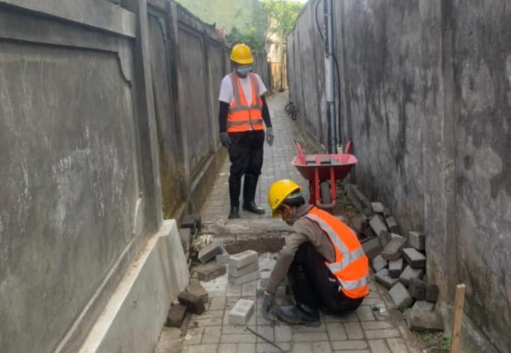 Cash For Work Program KOTAKU di Desa Sanur Kaja