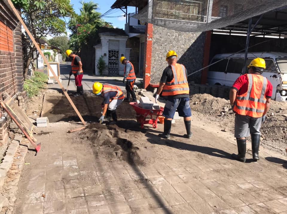Cash For Work Program KOTAKU di Desa Sanur Kaja