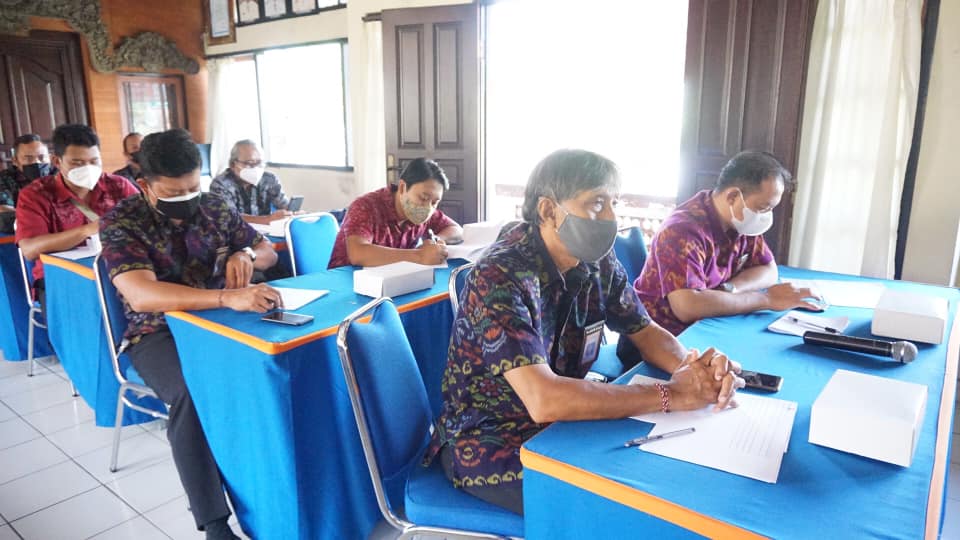 Rapat Rutin PKPKD dan PPKD di Desa Sanur Kaja
