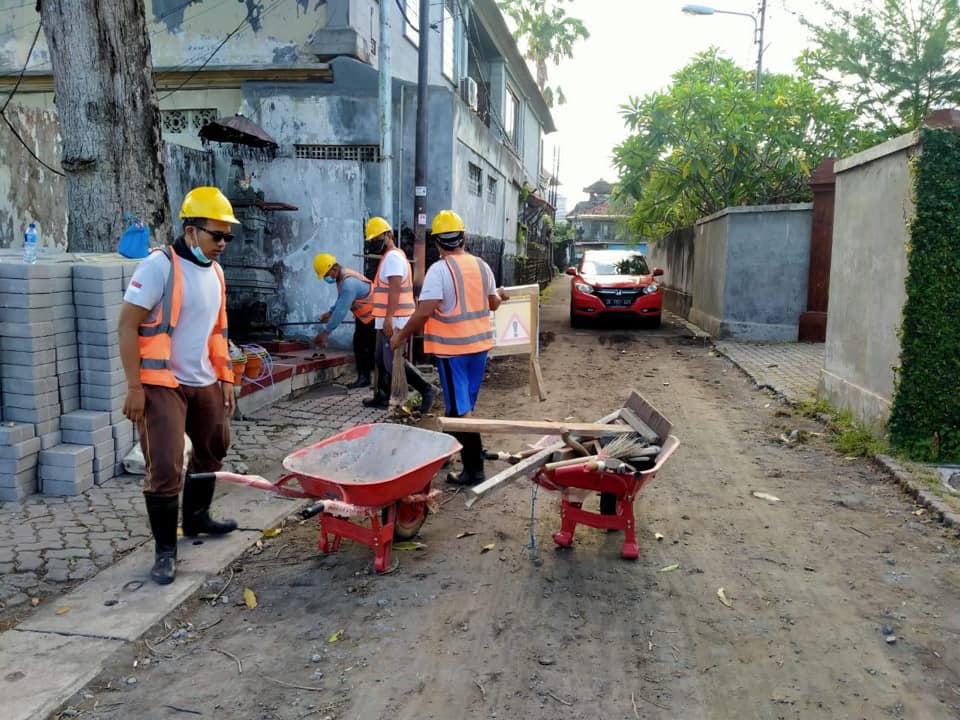 Cash For Work Program KOTAKU di Desa Sanur Kaja
