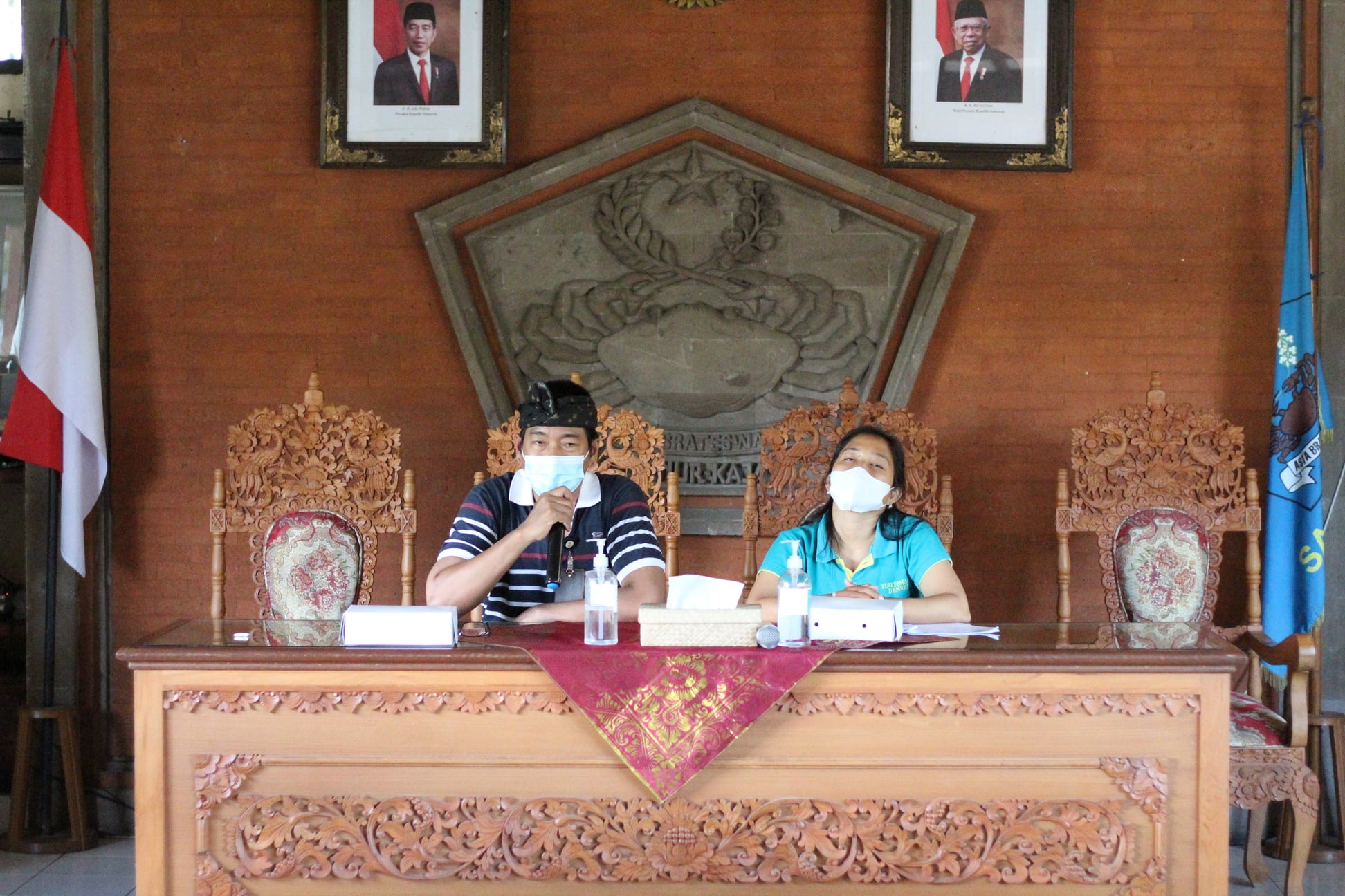 Rapat Evaluasi PSN (Pemberantasan Sarang Nyamuk) Bulan Oktober - Desember Tahun 2021