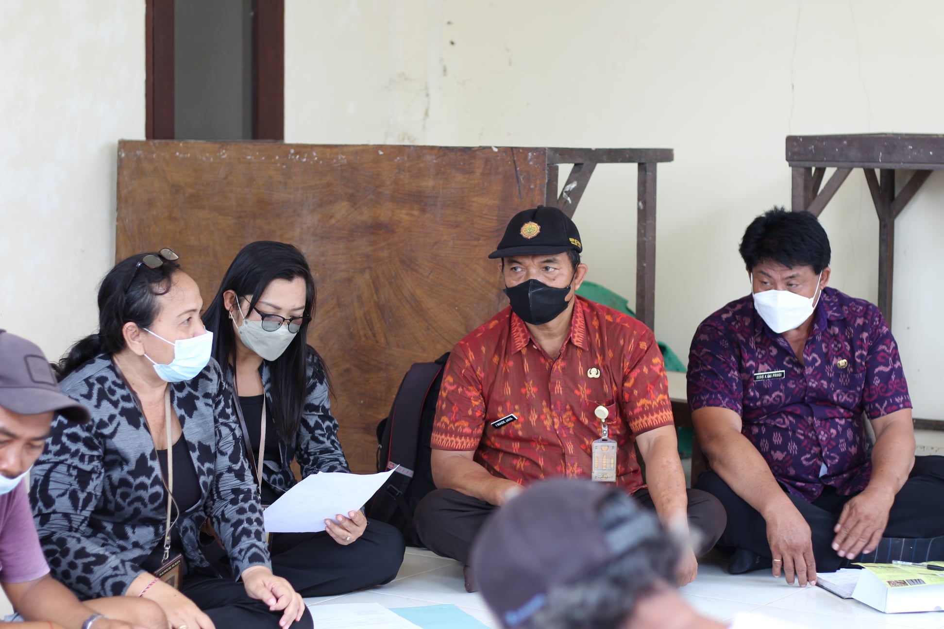 Kegiatan Rapat Evaluasi Kegiatan Padat Karya Tunai (PKT) Ketahanan Pangan Desa Sanur Kaja