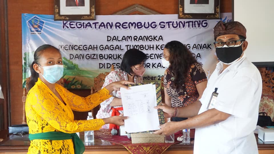 Kegiatan Rembug Stunting di Desa Sanur Kaja