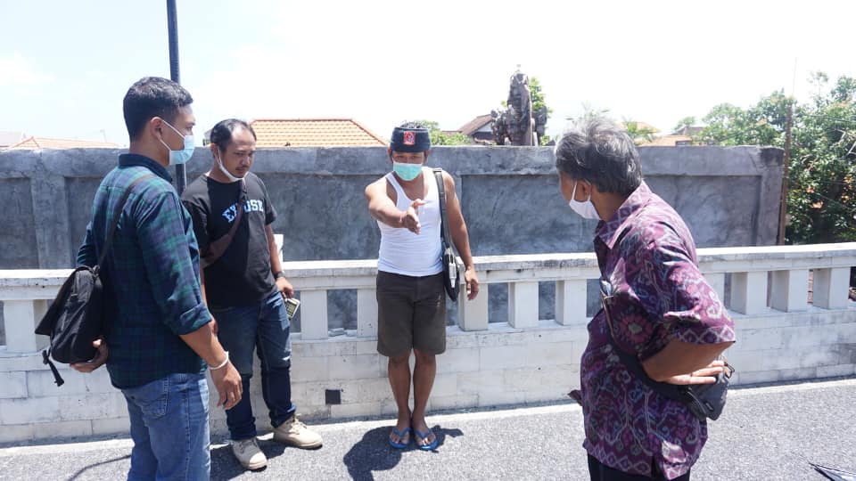 Tim RKP Desa Sanur Kaja Mengecek Lokasi Usulan-usulan Masyarakat Desa untuk Perencanaan Desa Tahun 2022